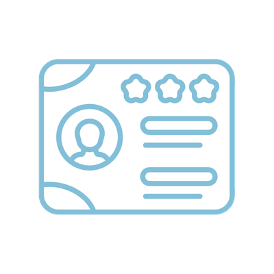 VIP membership card icon